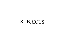 SUBJECTS