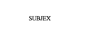 SUBJEX