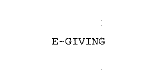 E-GIVING