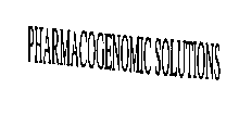 PHARMACOGENOMIC SOLUTIONS