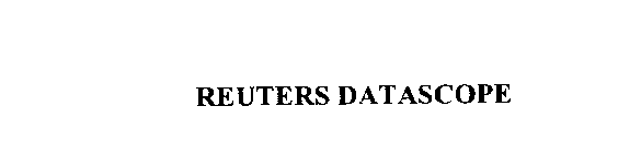 REUTERS DATASCOPE