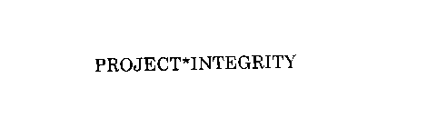 PROJECT*INTEGRITY