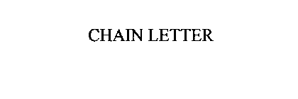 CHAIN LETTER