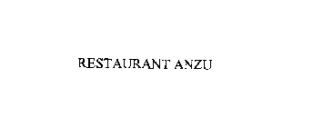 RESTAURANT ANZU