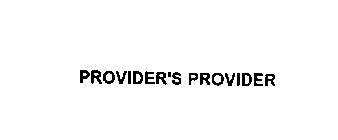 PROVIDER'S PROVIDER