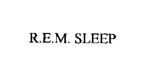 R.E.M. SLEEP