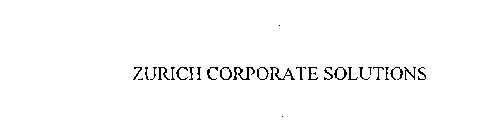 ZURICH CORPORATE SOLUTIONS