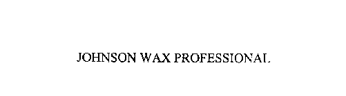 JOHNSON WAX PROFESSIONAL