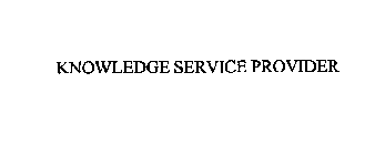 KNOWLEDGE SERVICE PROVIDER