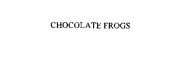 CHOCOLATE FROGS