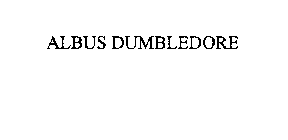 ALBUS DUMBLEDORE