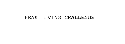 PEAK LIVING CHALLENGE