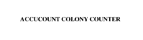 ACCUCOUNTCOLONYCOUNTER