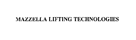 MAZZELLA LIFTING TECHNOLOGIES