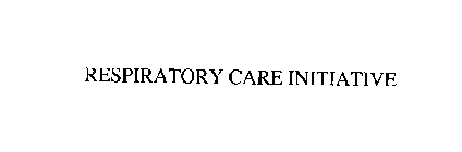 RESPIRATORY CARE INITIATIVE