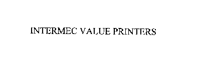 INTERMEC VALUE PRINTERS