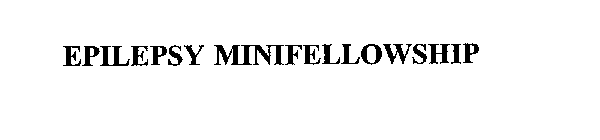 EPILEPSY MINIFELLOWSHIP