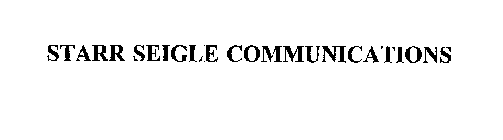 STARR SEIGLE COMMUNICATIONS