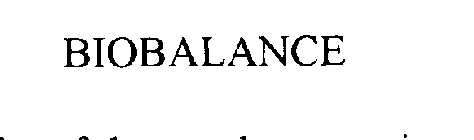 BIOBALANCE
