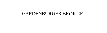 GARDENBURGER BROILER