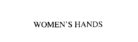 WOMEN'S HANDS