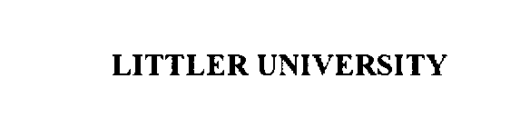 LITTLER UNIVERSITY