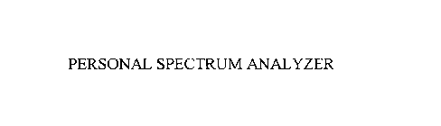 PERSONAL SPECTRUM ANALYZER
