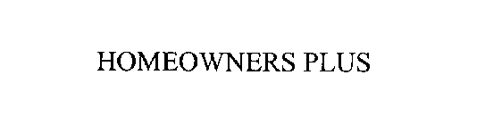 HOMEOWNERS PLUS