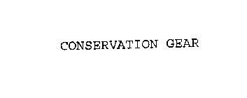 CONSERVATION GEAR