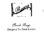 REECY BOOK BAGS DESIGNED FOR BOOK LOVERS