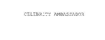 CELEBRITY AMBASSADOR