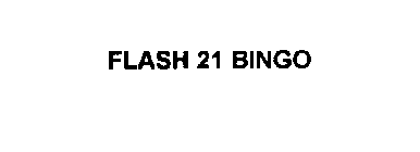FLASH 21 BINGO