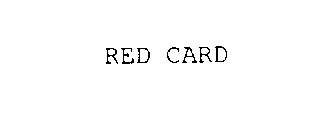 RED CARD