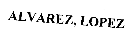 ALVAREZ, LOPEZ