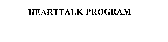 HEARTTALK PROGRAM