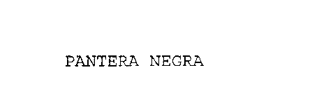 PANTERA NEGRA