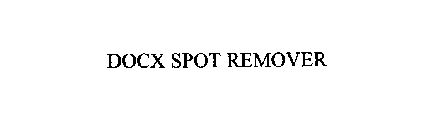 DOCX SPOT REMOVER