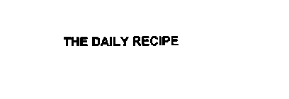 THE DAILY RECIPE