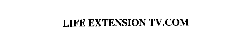 LIFE EXTENSION TV.COM