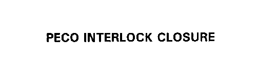 PECO INTERLOCK CLOSURE