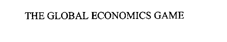 THE GLOBAL ECONOMICS GAME