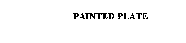 PAINTED PLATE