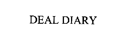 DEAL DIARY