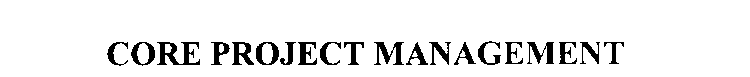 CORE PROJECT MANAGEMENT