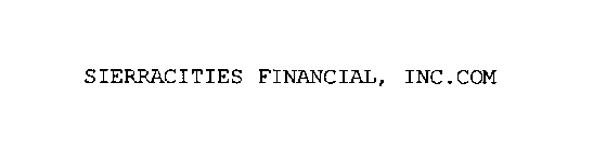 SIERRACITIES FINANCIAL, INC.COM