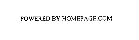 POWERED BY HOMEPAGE.COM