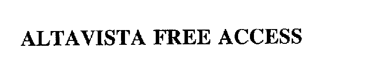 ALTAVISTA FREE ACCESS