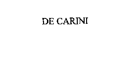 DE CARINI