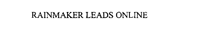 RAINMAKER LEADS ONLINE