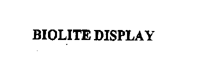 BIOLITE DISPLAY